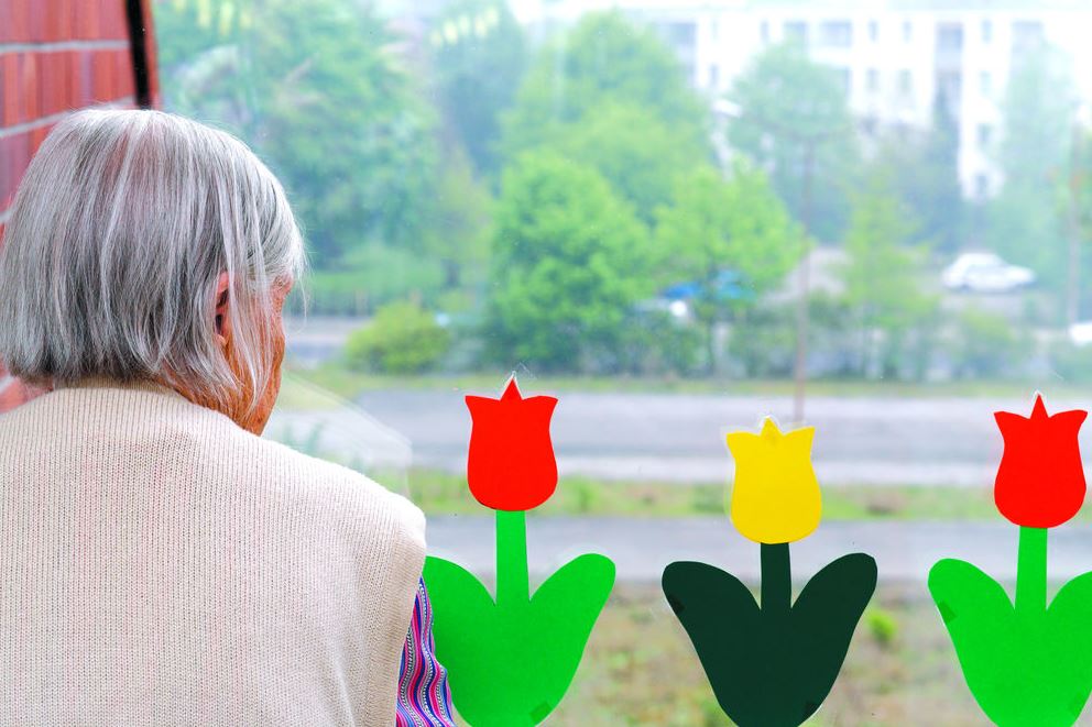 Depression, einsam, Seniorin, Altenpflege, Werner Krueper