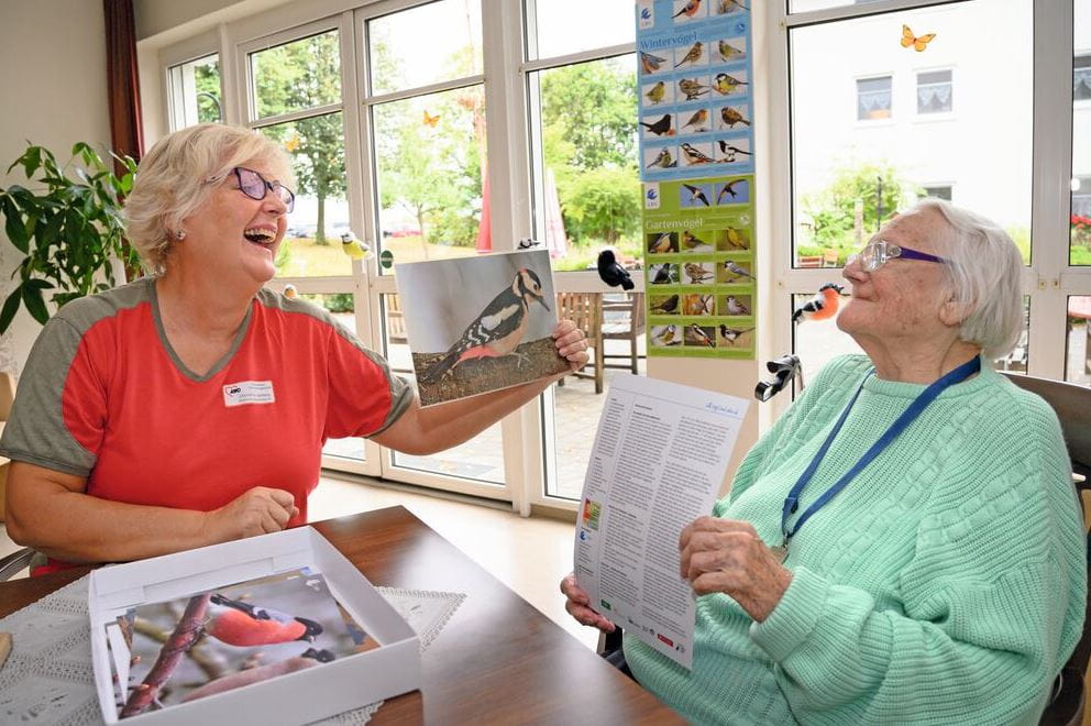 Aktivierung zum Thema Vögel, Foto: LBV Bayern