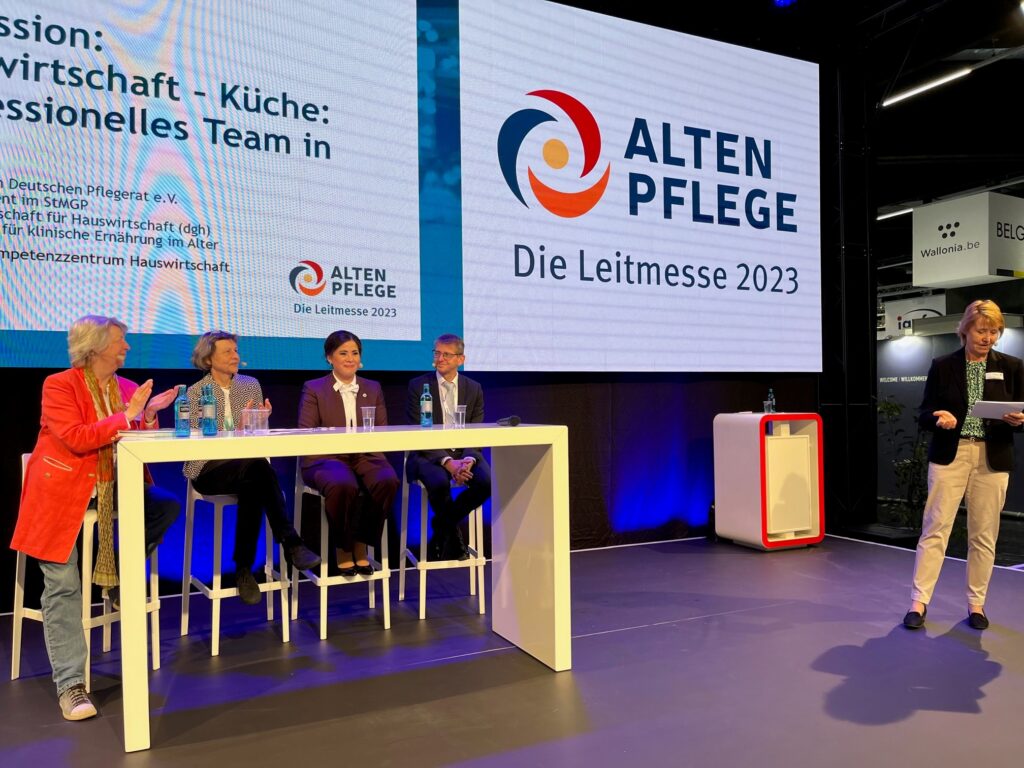 Hauswirtschaft auf dem Podium