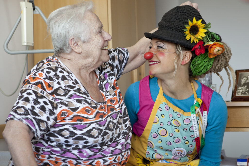 KlinikClowns im Pflegeheim der Heiliggeistspital Stiftung, Freising copyright: Thomas Victor, 2010