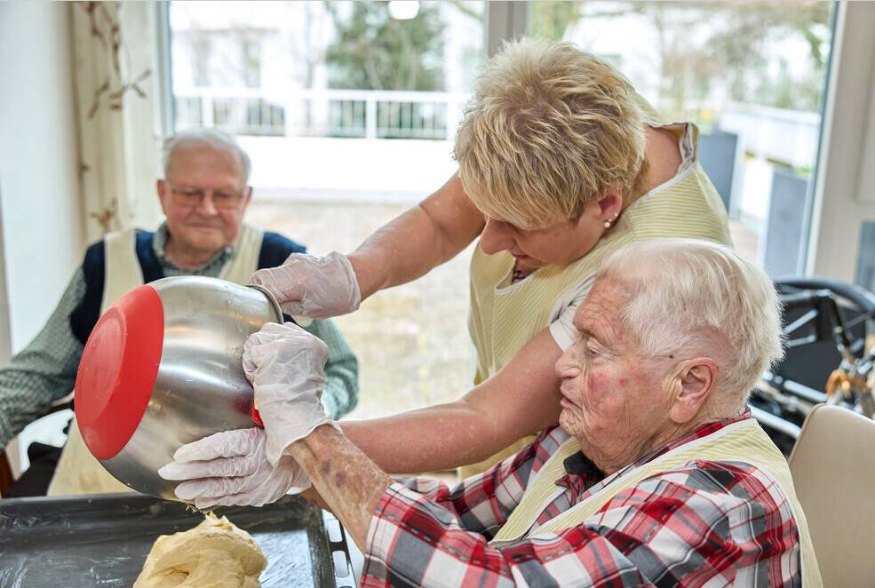 Backen mit Senior:innen