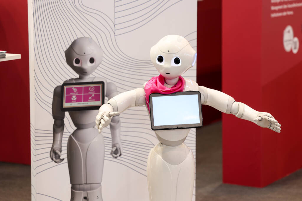 Roboter Pepper auf der Messe