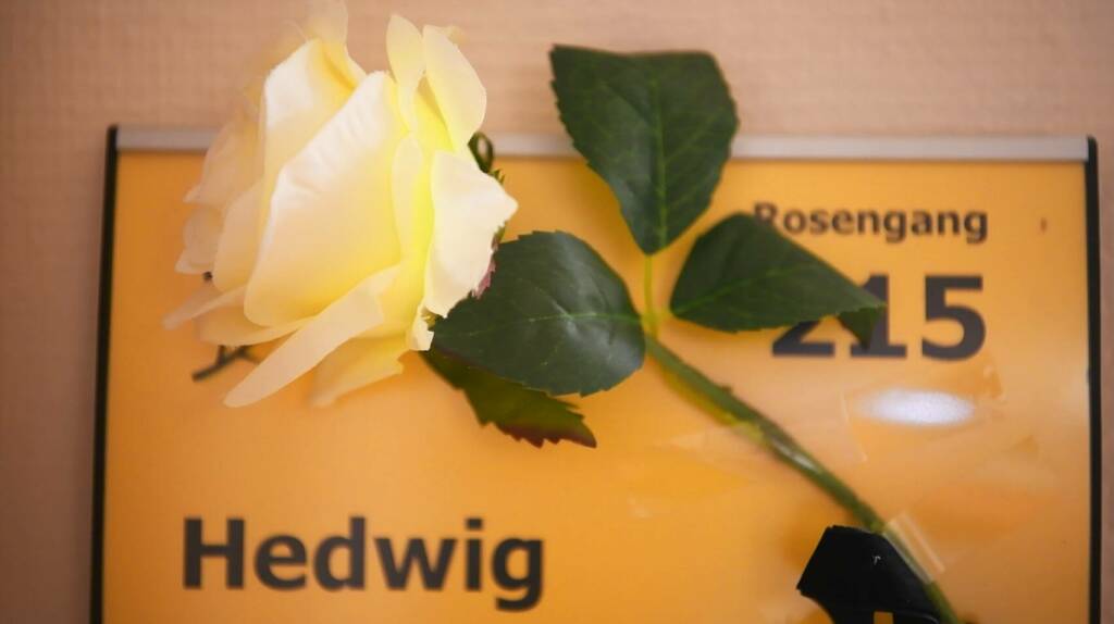 Abschied von einer verstorbenen Bewohnerin