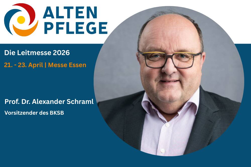Prof. Dr. Alexander Schraml Vorsitzender des Bundesverbandes der kommunalen Senioren- und Behinderteneinrichtungen e.V. (BKSB), Berlin, www.bksb.de