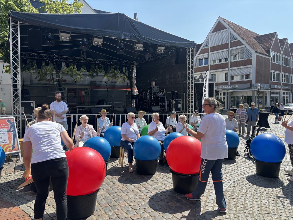 Drums beim Altstadtfest Stade
